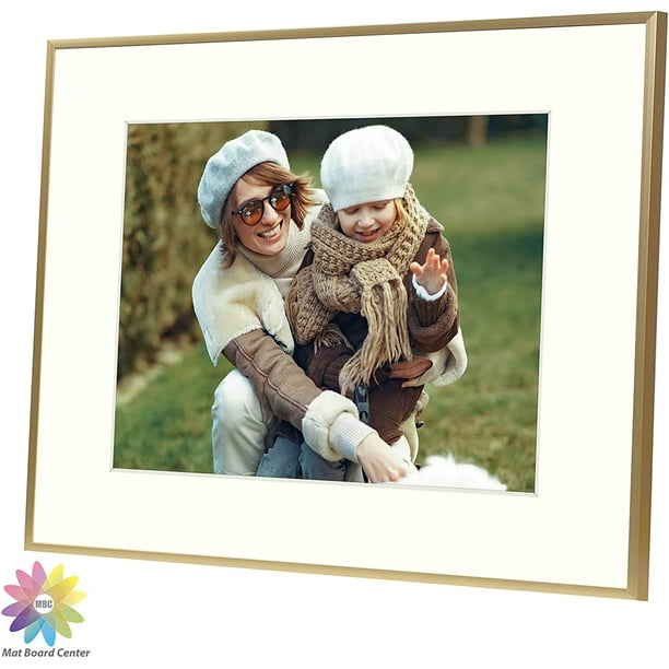 Kate and Laurel Calter Wall Picture Frame Set of 3 16x20 Matted to 8x10 Black
