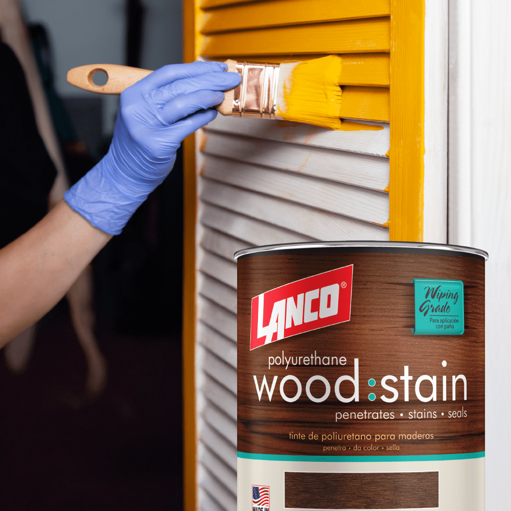 Lanco Wood Stain Mahogany Finish, 1Quart