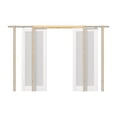 thumbnail image 2 of 60" x 80" Sliding Pocket Doors Tempered Frosted Glass Closet Door with Frame & Hardware Kit Included, Interior Double Doors Easy Assembly，White, 2 of 7