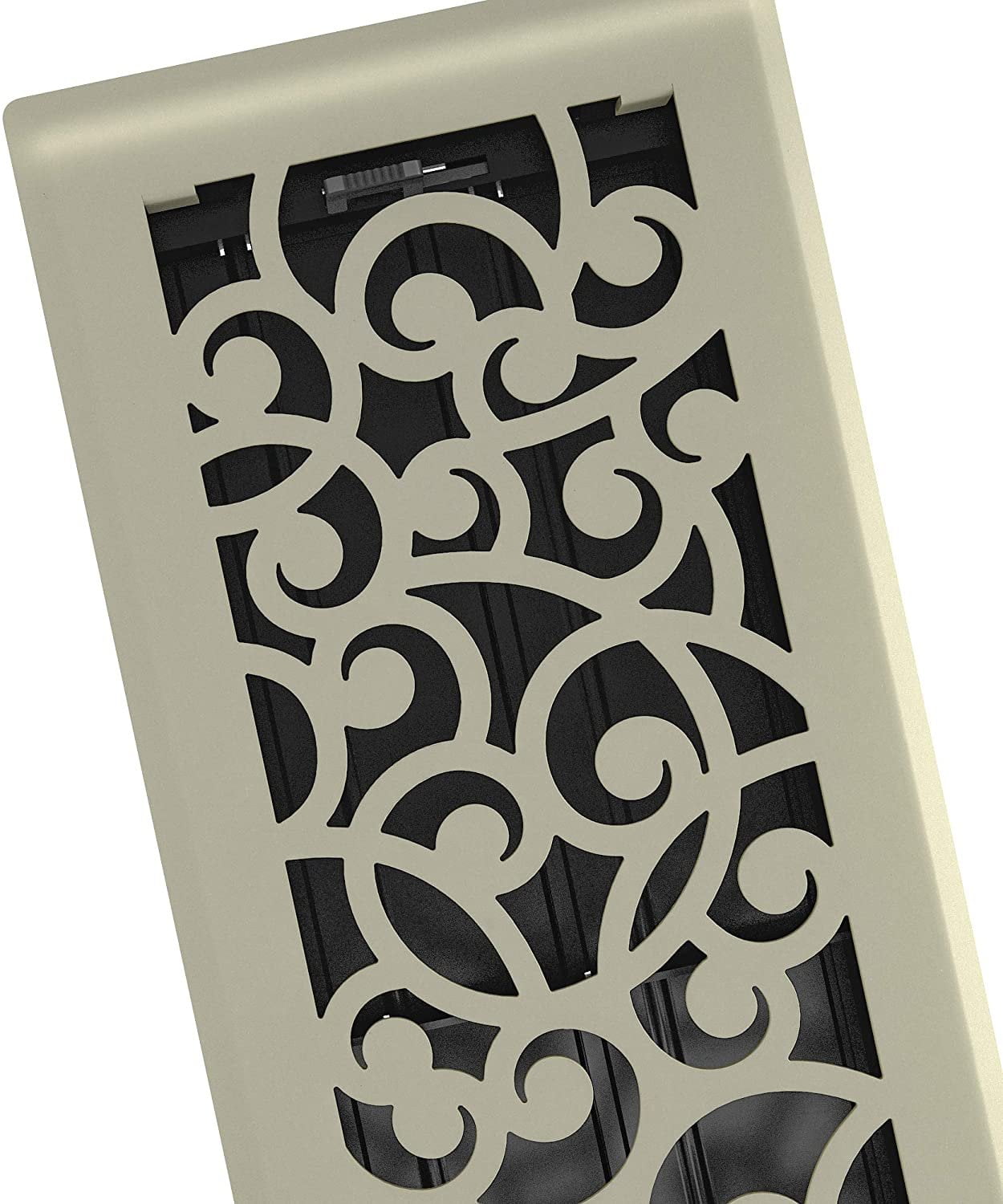 Imperial RG3455 Wonderland Decorative Floor Register, 4 x 12-Inch, Satin Nickel, 5 Count