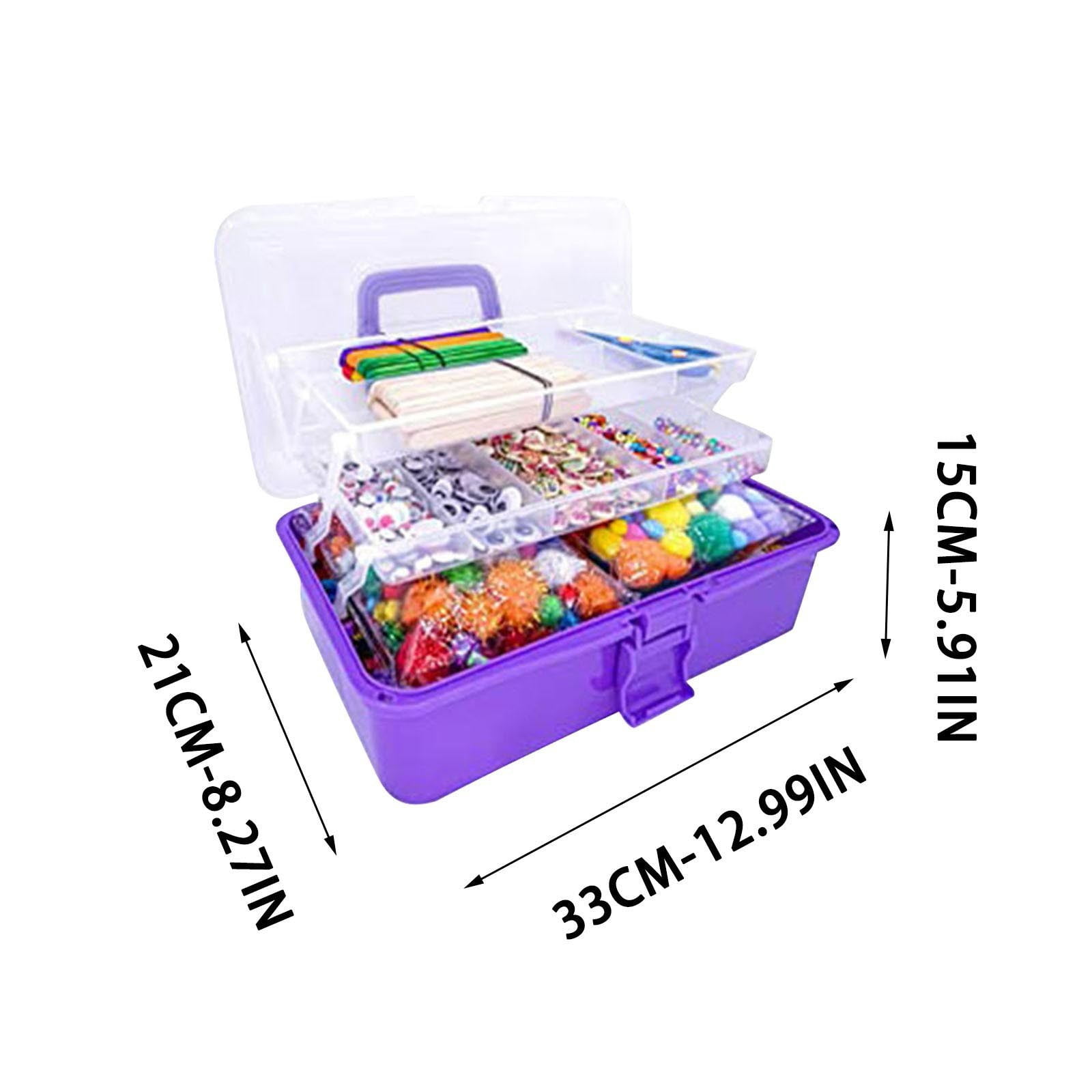 DIY Tote Box Set for Kids - Portable Craft Storage with Safe Materials for Educational Play - Perfect Gift for Ages 3-8 B