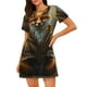 thumbnail image 1 of Balery Streamside Meditating Fox Camisón de manga corta con cuello redondo para mujer, cómodo y elegante., 1 of 6