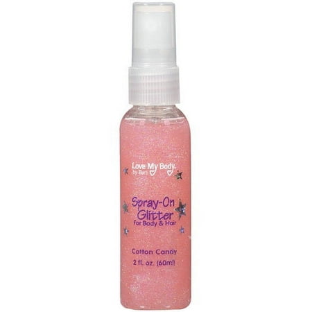 Love My Body By Bari Cotton Candy Spray-On Glitter, 2 fl oz