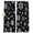 Black, variant on Black Christmas Snowflakes Blackout Curtains for Bedroom/Living Room, Pinch Pleated Black Out Curtains, Xmas Winter Modern Room Darkening Window Drapes with Hooks 2 Panels, 39"x70"