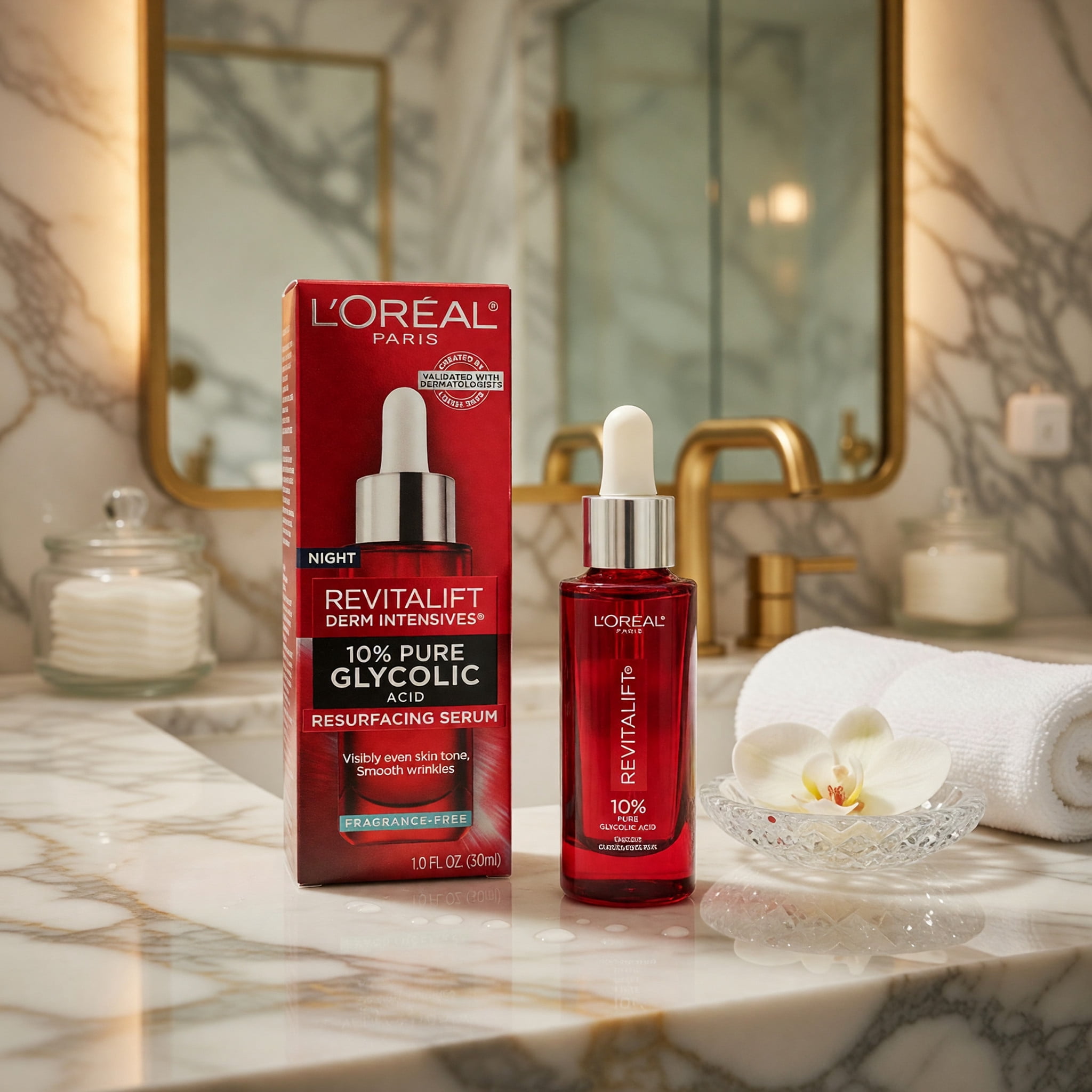 L‚ÄôOr√©al Paris Revitalift Derm Intensive Serum 10% Glycolic Acid 1 oz