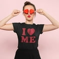 thumbnail image 4 of Womens I Love Me T Shirt Funny Cute Inspirational Motivational Heart Tee Womens Graphic Tees, 4 of 7