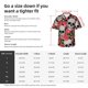 thumbnail image 5 of Balery Skull and Roses Camisas hawaianas de manga corta para hombre, camisas playeras de corte holgado, camisas de vacaciones con botones,Large, 5 of 7