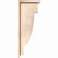 thumbnail image 3 of 5 1/2"W x 10"D x 26"H Alpine Smooth Corbel w/Backplate, Douglas Fir, 3 of 9