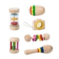 thumbnail image 3 of 6x Juguetes De Madera Montessori Para Bebés, Juguetes Para Recién Nacidos De 0, 6 Y 12 Meses, 3 of 9