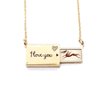 thumbnail image 1 of Chinese Dragon Animal Portrait Letter Envelope Necklace Pendant Jewelry, 1 of 3