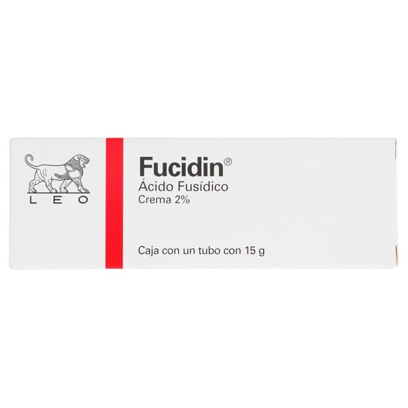Fucidin Ácido fusídico crema 2% caja con un tubo con 15g