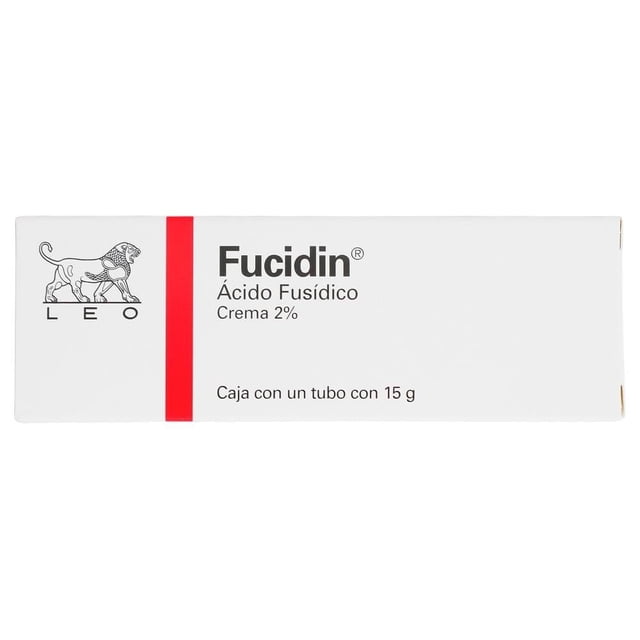 Fucidin Ácido fusídico crema 2% caja con un tubo con 15g