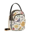 thumbnail image 7 of FORMRS Crossbody Bag for Women Quilted Travel Shoulder Cell Phone Purse with Chain Strap Handbag, Birds and Teapots, 7 of 7
