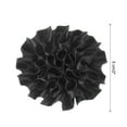 thumbnail image 2 of Uxcell 16 Pcs Ribbon Peony, 2 Inch Lapel Pin for Men Satin Ribbon Flower Peony Artificial Fabric Flowers for DIY Crafting Accessories Sewing Wrapping Wedding Gift Decoration, Black, 2 of 5