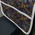 thumbnail image 3 of Antique Microwave Oven Cover, Victorian Medieval Mosaic Tiles Pattern with Oriental Spanish Anatolian Influences, Water Resistant Organizer with Pockets Kitchen, 36" x 12", Multicolor, by Ambesonne, 3 of 4