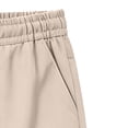 thumbnail image 7 of JUUYY Mens Cargo Pants Drawstring Elastic Waist Straight Leg Loose Lightweight Breathable Casual Multi-Pocket Outdoor Hiking Pants Beige XXL, 7 of 7