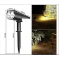 thumbnail image 2 of Linkind Solar Garden Light With Motion Sensor, Outdoor Solar Light, Ip67 Waterproof Outdoor Wall Light, 650lm Super Bright Solar Light, 2sets Of White, 2 of 5