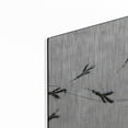 thumbnail image 2 of Luxe Metal Art 'Bird's footprints' by Luxe Portfolio, Metal Wall Art, 24"x16", 2 of 8