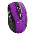 thumbnail image 3 of Ratón inalámbrico para ordenador portátil, accesorio óptico para juegos con DPI ajustable de 250 Hz, color morado, 3 of 14