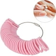 thumbnail image 2 of Finger Ring Size Measuring Tool Pink Professional Gauge High Accuracy for Jewelry Makers Workers Shops, 2 of 5