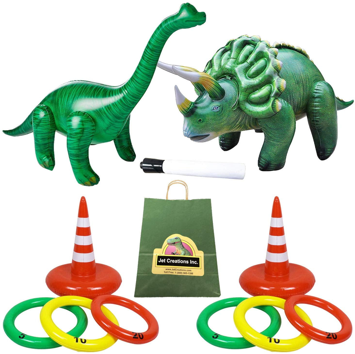 dinosaur toy storage bag