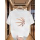 thumbnail image 3 of Basketball Graphic Print Men's Creative Top, Casual Short Sleeve Crew Neck T-shirt, Men's Clothing For Summer Outdoor Tee For Adult, Men, Women, Teen, Teenager, Adolescent, Youth, 3 of 7