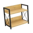 thumbnail image 3 of GROWTH TANK Desktop Organizer Men Spice Rack Tabletop Stand Display Shelf Desk Bookshelf light brown, 3 of 9