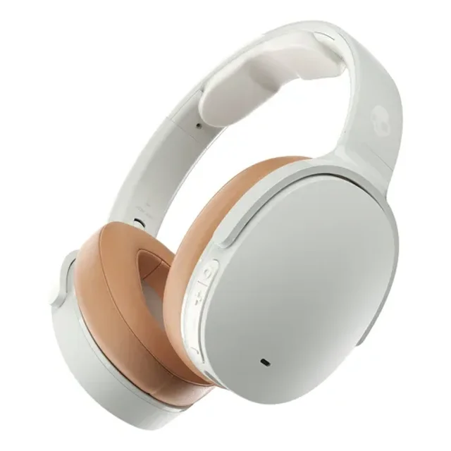 Skullcandy Hesh ANC Audífonos Over-Ear Inalámbricos con Cancelación de Ruido y Cable de Carga Adicional, 22 h de Autonomía, Micrófono, Compatibles con iPhone Android y Dispositivos Bluetooth - Blanco