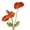 Dark Orange, variant on OIUR Artificial Flowers Spring Decorations Realistic Handmade Blooms with Bendable Stem for Home Flower Arrangement Springtime Wedding Holiday Decor