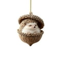 thumbnail image 3 of 🌲 8PCS Forest Animal Acorn Ornaments – Cozy Woodland Christmas Decorations 2026 – Rustic Acrylic Hanging Ornaments for Tree, Wreath, Tabletop & RV, Animal Lovers Gift, 3 of 6