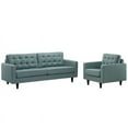 thumbnail image 2 of Modway Empress Armchair and Sofa Set of 2 in Laguna, 2 of 7