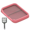 thumbnail image 1 of Inodoro para perros Yinane desmontable con soporte para almohadilla rosa, 1 of 8