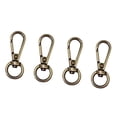 thumbnail image 4 of 4Pcs Metal Swivel Hooks Clips Hardware Spring Buckles for Bird Feeders, Bronze, 4 of 8