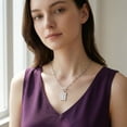 thumbnail image 7 of Necklace For Women Cross Pendant Paperclip Chain Necklace For Women Fashion Religious Jewelry Gift Chain Necklaces for Men Women Classic Cool Chain Necklace Jewelry Gift, 7 of 7