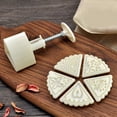 thumbnail image 3 of Cookies Press Mold Cutter Cake Moon Cake Mold with 5 Stamps Autumn Festival DIY Mooncake Decoration, 3 of 8