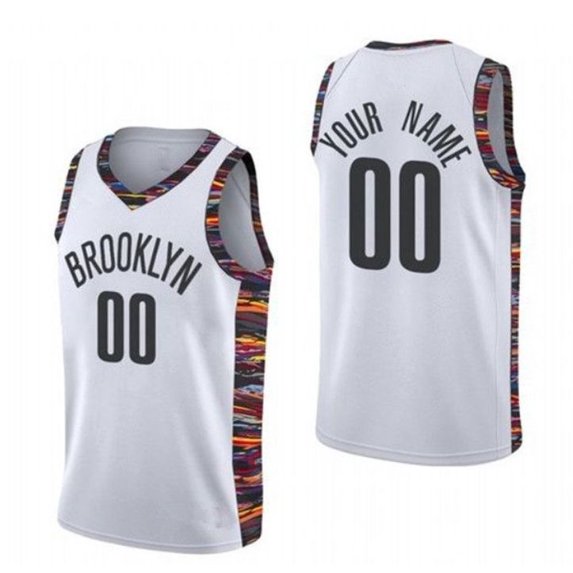 Custom BKN Netts Basketball Jerseys 1 Mikal Bridges 10 Ben Simmons 26 Spencer Dinwiddie 33 Claxton 24 Cam Thomas 2 Cameron Johnson 12 Joe Harris Yuta Men Jersey