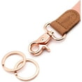 thumbnail image 6 of POCKT Cool Neck Lanyard for Keys, Wallets and ID Badge Holders, Key Chain Holder for Men and Women | Pink Plaid, 6 of 7