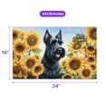thumbnail image 5 of Scottish Terrier Hello Summer Sunshine Sunflowers Spring Retro Vintage Doormat Scottie Dog Lover Gifts Indoor Outdoor Welcome Mat - 00008, 5 of 5