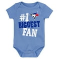 thumbnail image 3 of Newborn & Infant Toronto Blue Jays 3-Pack Fan Pennant Bodysuit Set, 3 of 4