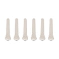thumbnail image 2 of 6Pcs Guitar Pegs Simple Replacement Excellent Workmanship Natural Colors Guitar Bridge Pins for Folk Guitar Ukulele(BFLG White 05 ), 2 of 5