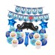 thumbnail image 5 of Decoraciones para fiestas del Día Feliz, pancarta del Día Feliz, Globos del Día Amo a mi papá para suministros de estilo A, 5 of 10
