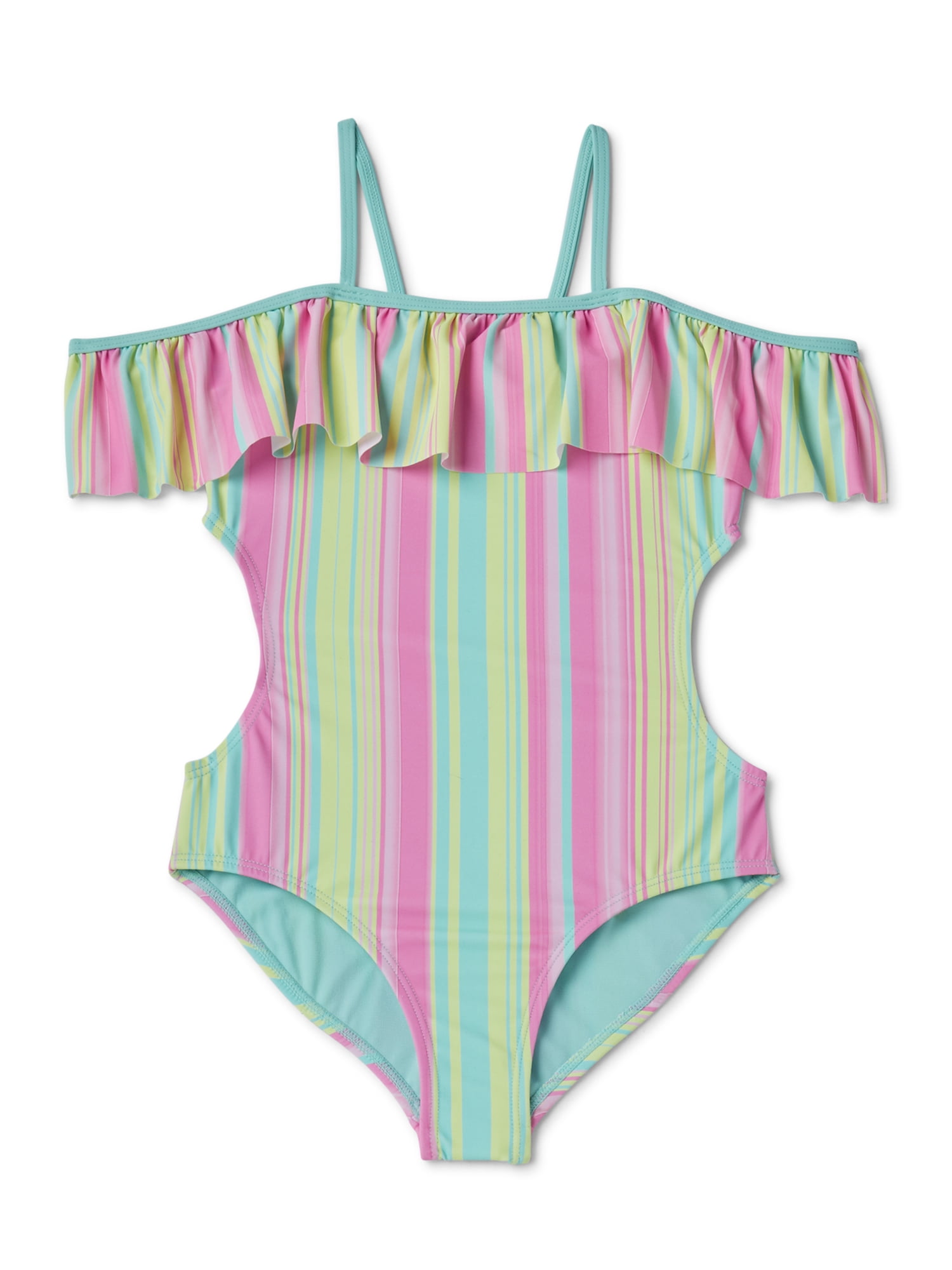 walmart striped one piece swimsuit