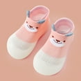 thumbnail image 2 of Uuszgmr Baby Sock 5-8 Months Child Rubber Soft Anklet Sole Breathable Summer Baby Cartoon Toddler Slipper Pink, 2 of 6