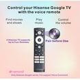thumbnail image 4 of czcpp-Replacement for Hisense TV Remote with Voice Control & Bluetooth, Universal Remote for Hisense Smart Google, Android, Vidaa, Laser, Canvas, 4K UHD, HD, Mini-LED, ULED TVs (2025-2015), 4 of 4