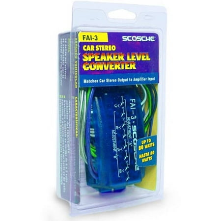 Scosche FAI3A Ford/JBL and GM/Bose Speaker Level Converter