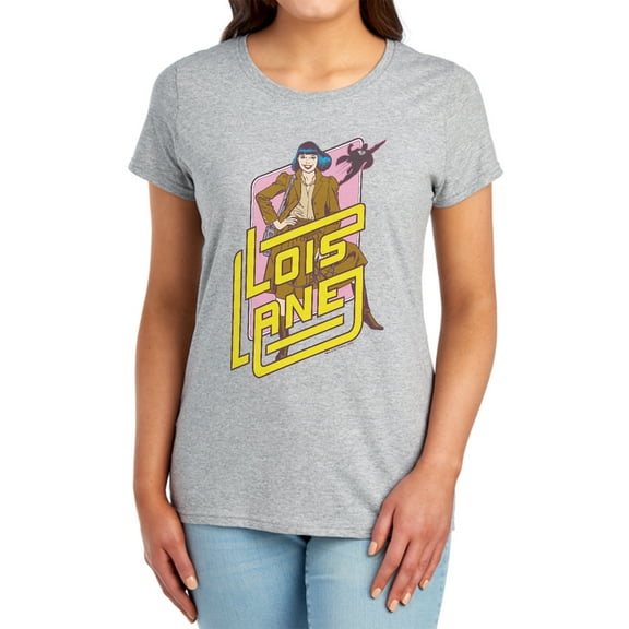 DC Lois Lane Women's T Shirt, Athletic Heather, Small