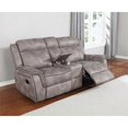 thumbnail image 5 of Coaster Lawrence Microfiber Upholstered Tufted Back Motion Loveseat in Taupe, 5 of 6