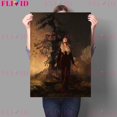 thumbnail image 1 of Cuadro de la bruja de madera Steampunk, arte Vintage de pared, pintura en lienzo, decoración del hogar, póster de bruja mágica gótica y chamán, impresiones sin marco, 1 of 4
