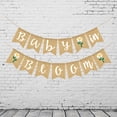 thumbnail image 4 of NICEXMAS Linen Flower Party Wall Banners Assorted Colors Birthday Decoration Flags 1 Set for Celebration, 4 of 6