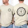 thumbnail image 4 of Men's Christian Graphic T-Shirt – 'A Lot Can Happen in 3 Days' Faith-Based Tee with Comfortable Fit, 4 of 6